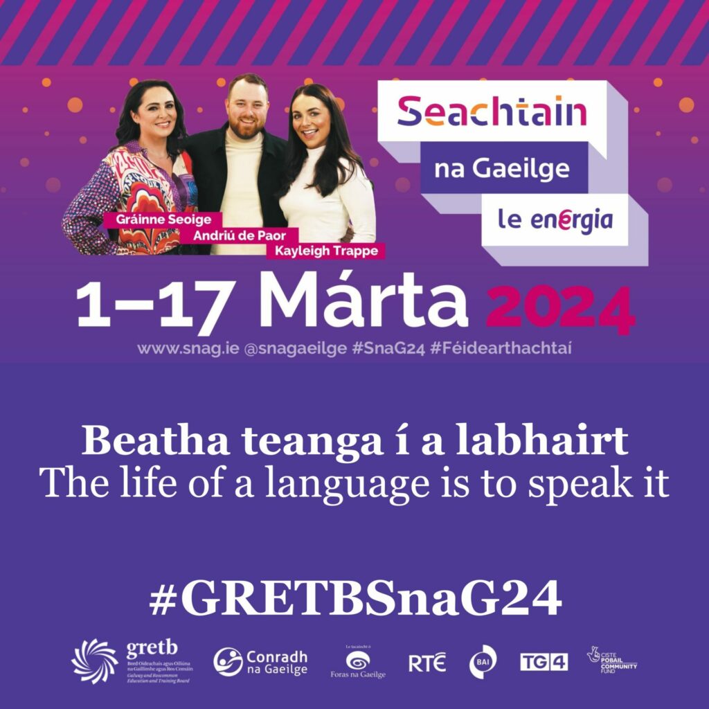 GRETB Seachtain na Gaeilge 2024 - Cover image